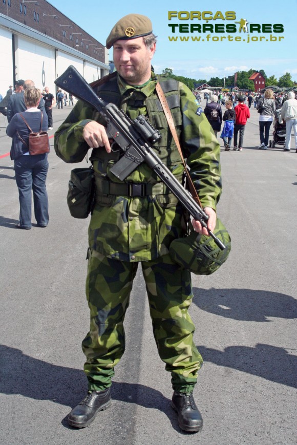 Soldado na Suécia