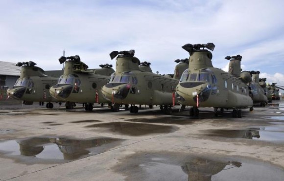 CH-47F novos de fábrica - foto US Army