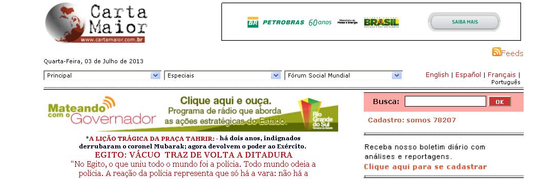 site Carta Maior