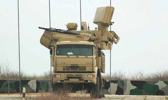 artilharia antiaérea KBP-Pantsir-S-SPAAG-SAM-3S