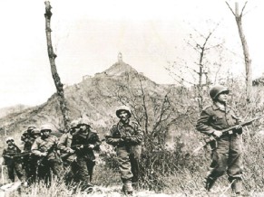 Força Expedicionária Brasileira comemora 70 anos do ‘Batismo de Fogo’ na II Guerra Mundial foto-do-pelotão-do-Ten-Cavalcanti