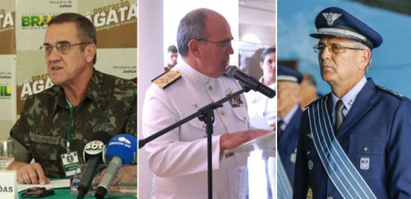 Novos comandantes Forças Armadas - Villas Boas - Leal Ferreira - Rossatto - fotos via G1