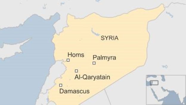 mapa siria BBC
