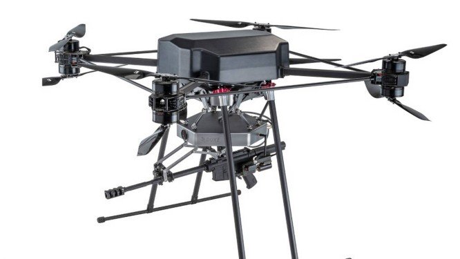 Drone armado da Duke Robotics