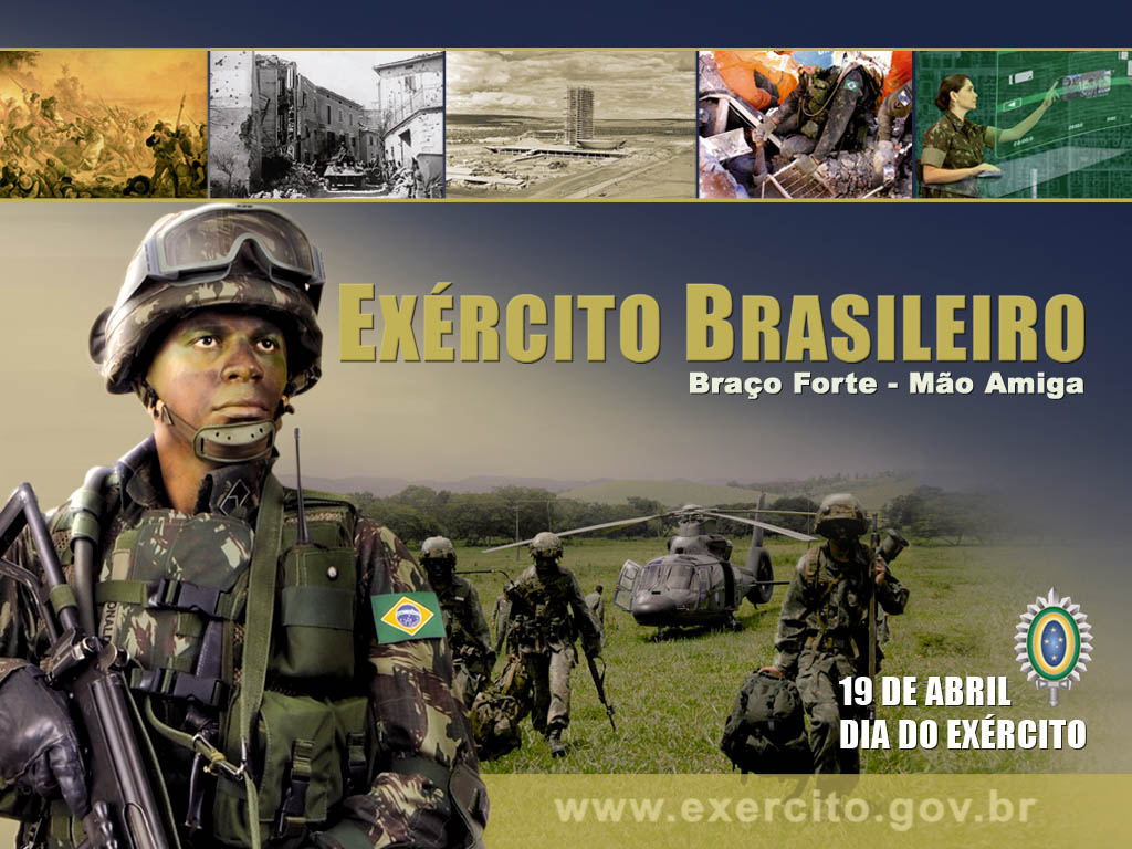 O DIA DO EXÉRCITO BRASILEIRO É COMEMORADO ANUALMENTE EM 19 DE ABRIL.