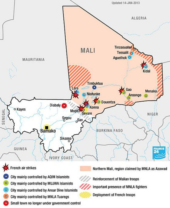 mali mapa bombardeios