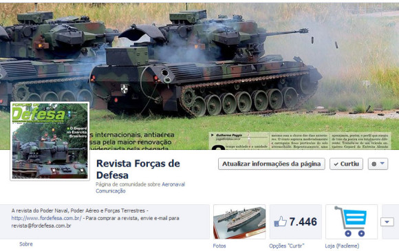 Forças de Defesa no Facebook