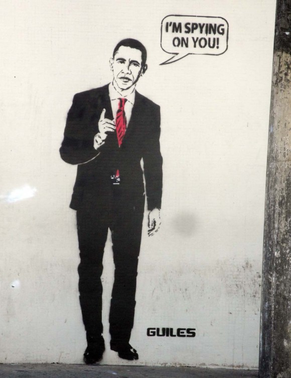 Obama em grafite em muro de São Paulo - foto Nunão