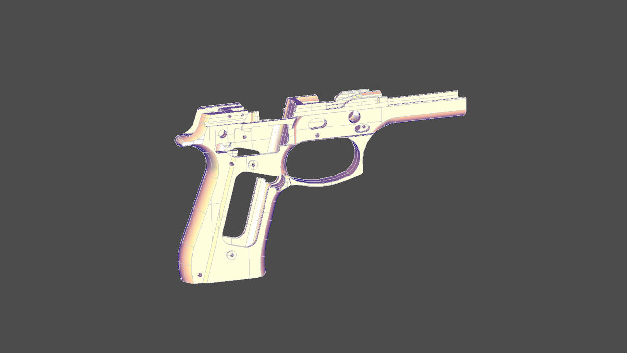 Armas modelagem 3D