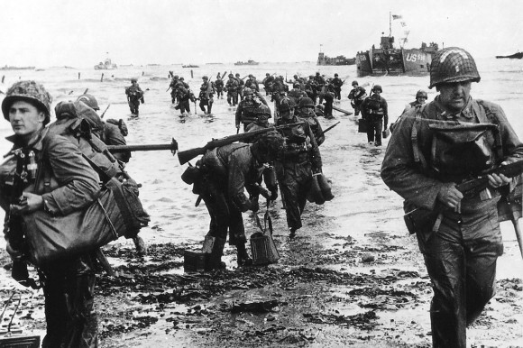 Dia D 70 anos - praia Omaha-1944 - foto via ibtimes