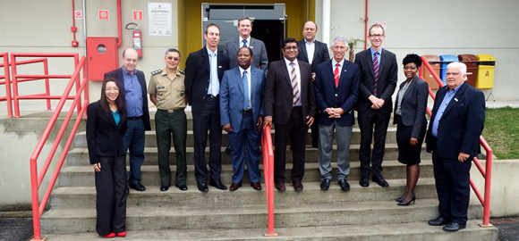 Delegação da Indústria de Defesa da África do Sul - foto Ministério da Defesa