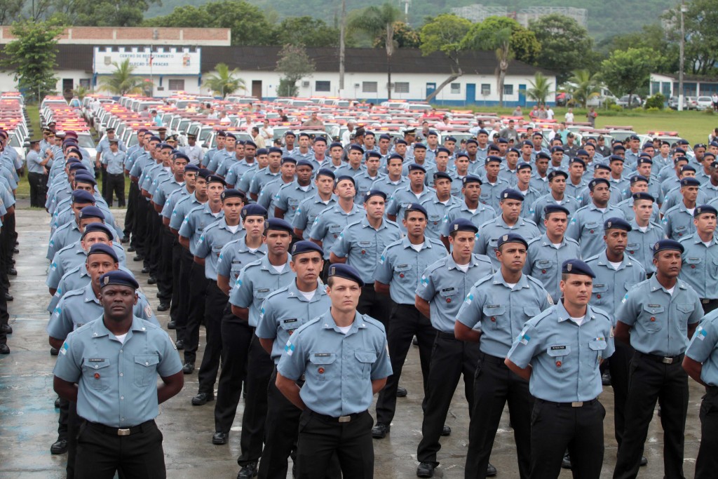 Rio de Janeiro, Formatura de turma de soldados da PM realizada no CFAP.