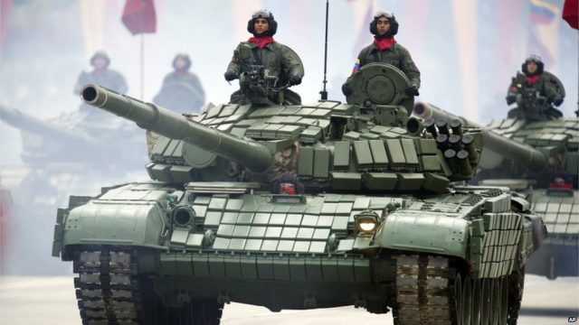 Tanque T-72B da Venezuela