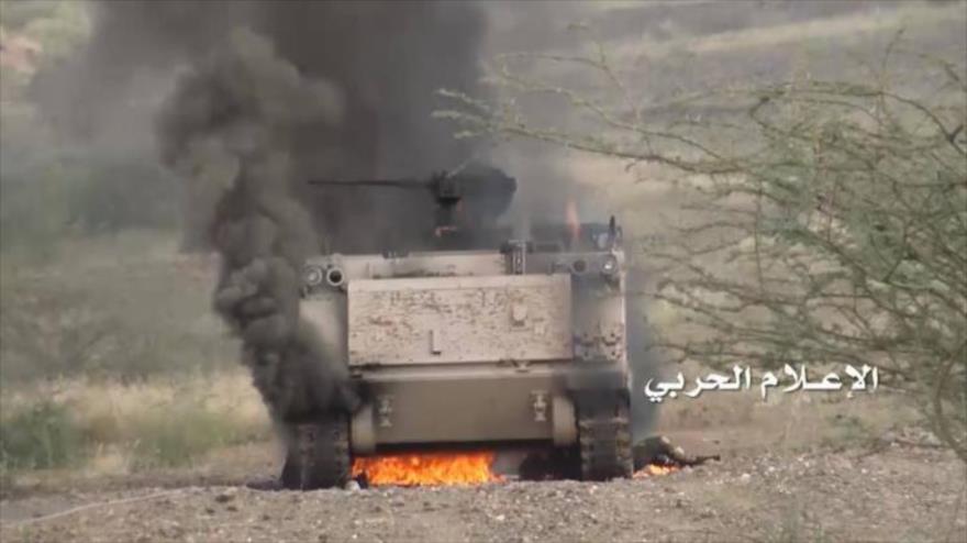 M-113 destruído no Iêmen