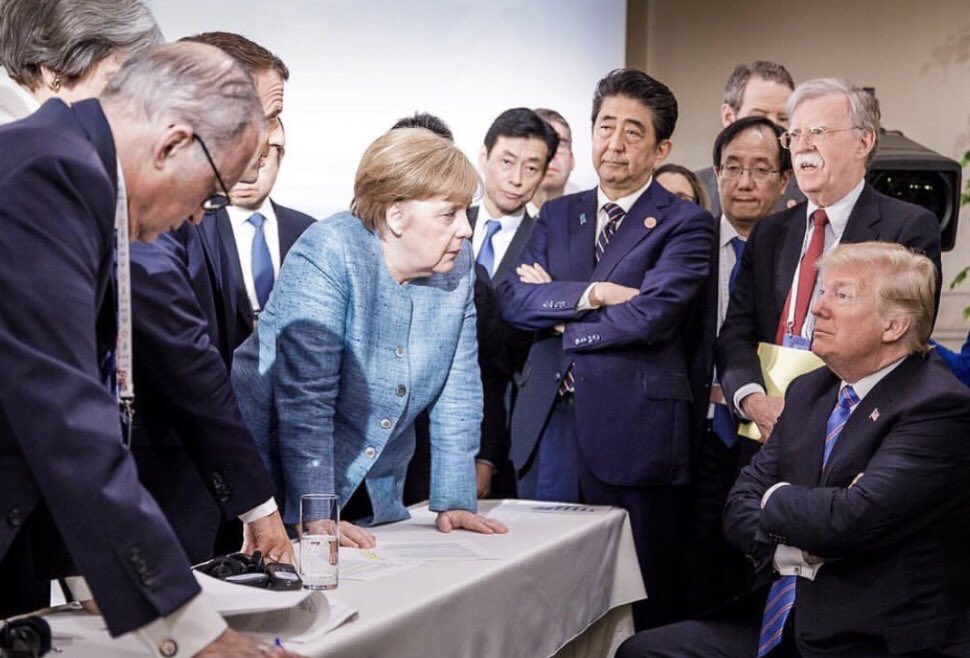 Trump cercado no G7