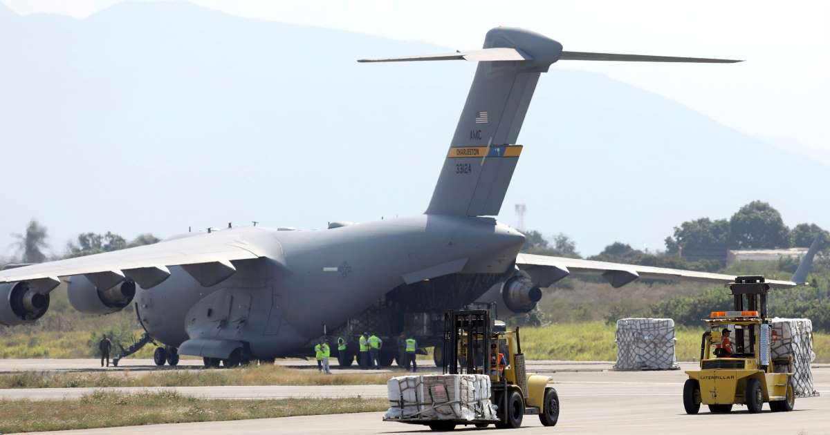 C-17 da USAF na Colômbia