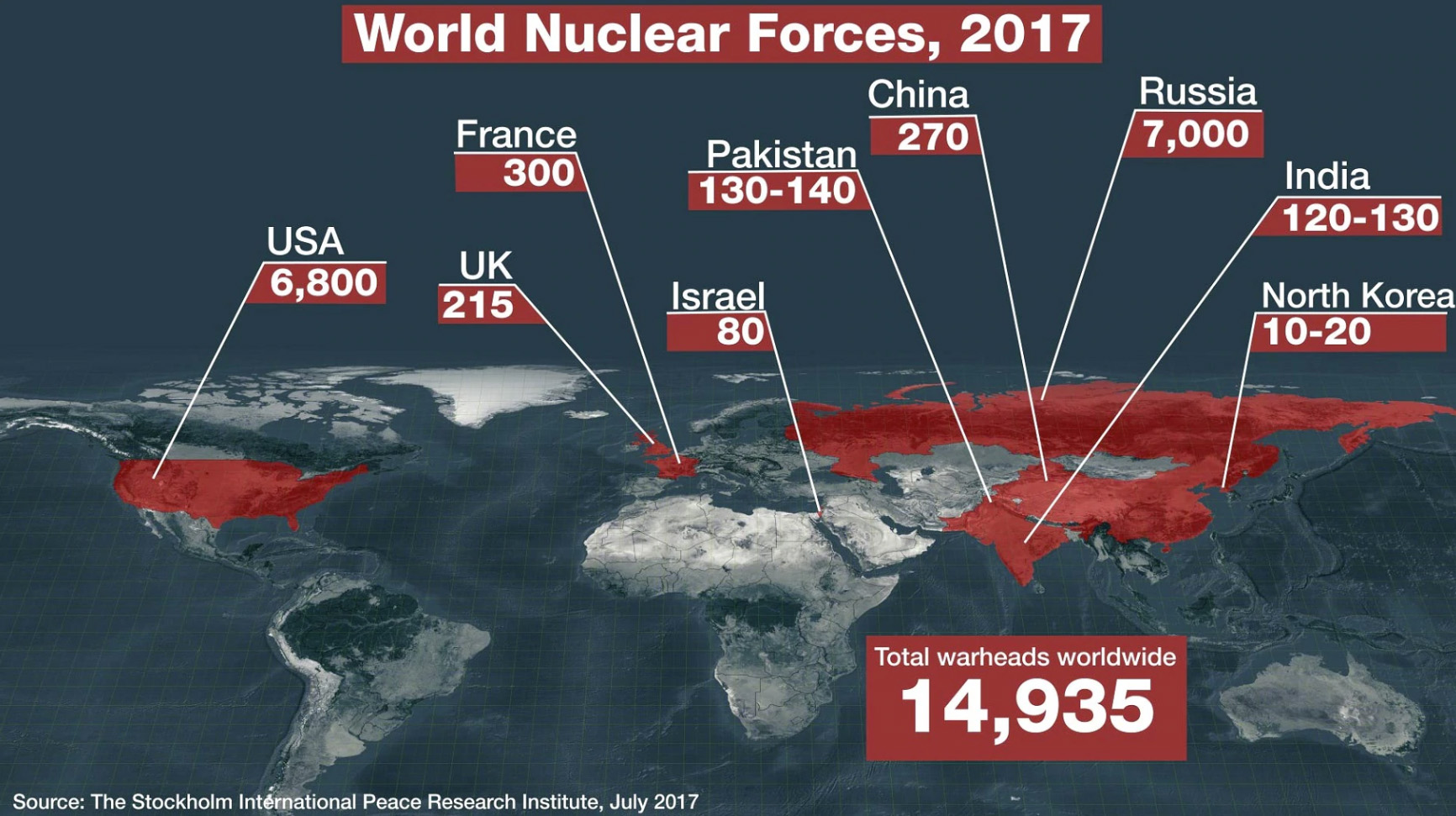 Brasil aún no ha ratificado un tratado de prohibición de armas nucleares World-Nuclear-Forces