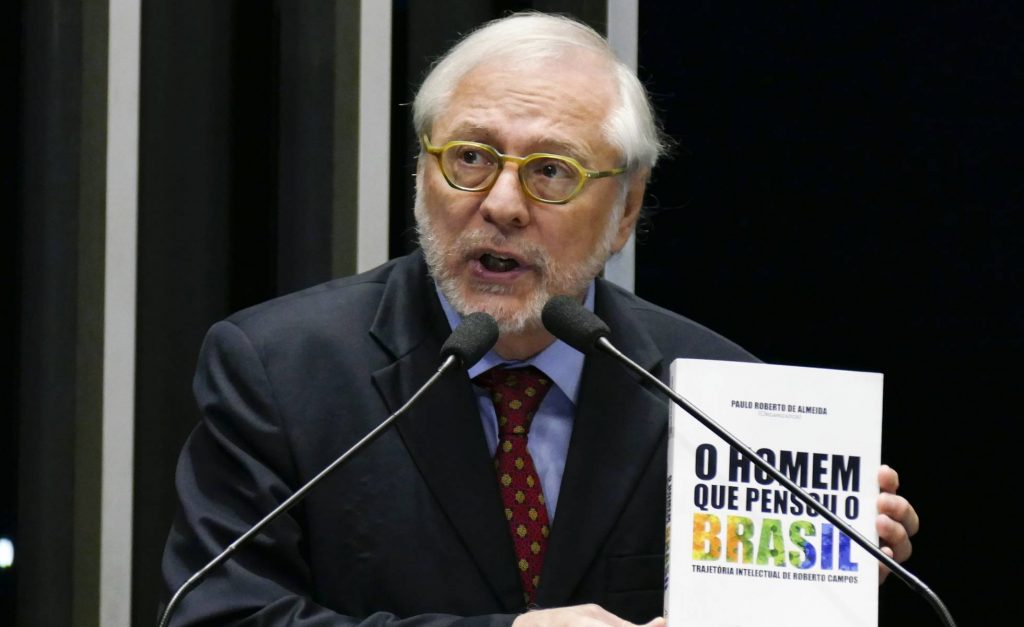 Paulo Roberto de Almeida, no Senado, em abril de 2017. ROQUE DE SÁ - AGÊNCIA SENADO