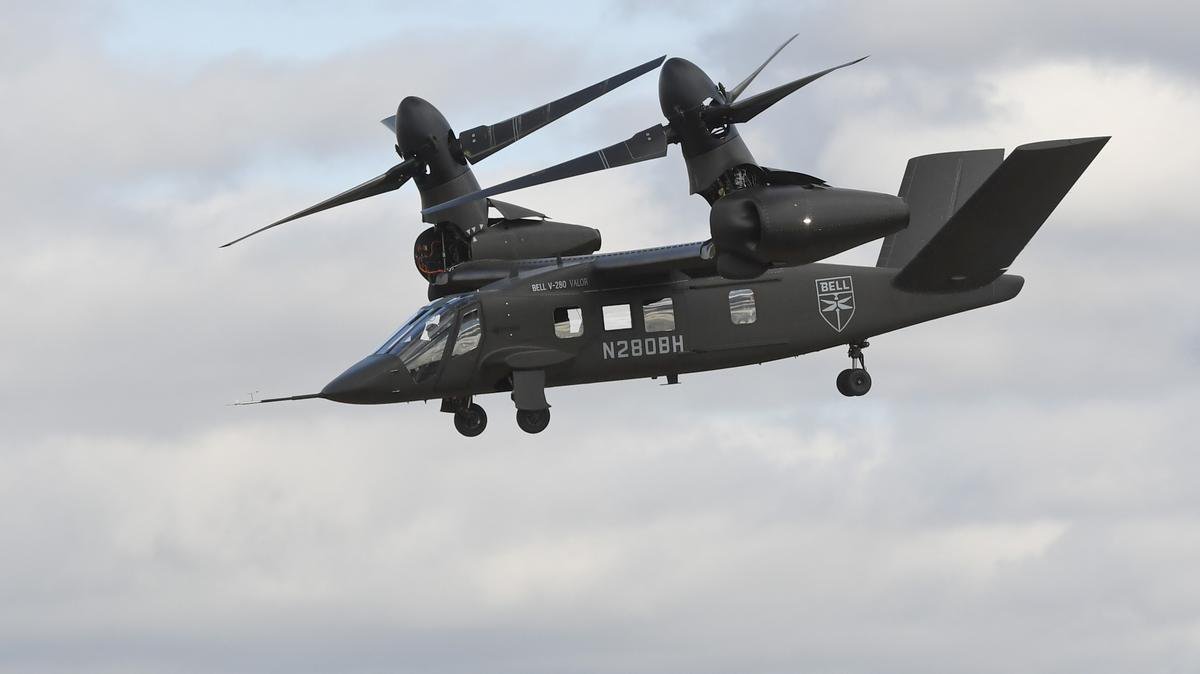 EUA seleciona o Bell V-280 Valor para substituir os helicópteros Black Hawk  e Apache O