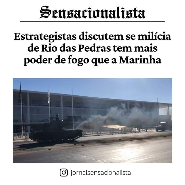 Desfile de blindados militares em Brasília vira meme nas redes