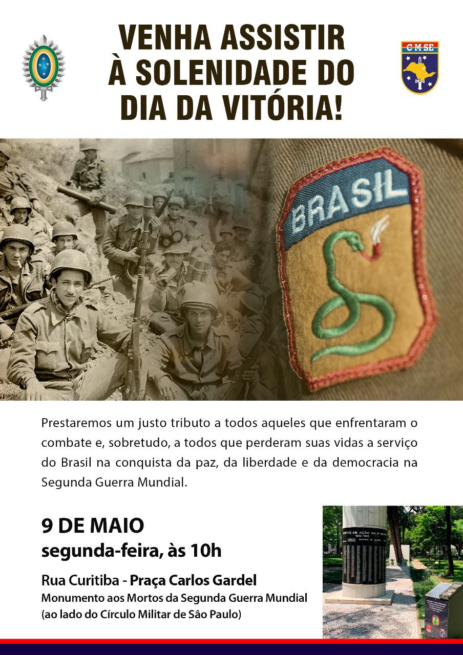 Dia da Vitória: Solenidade relembrará 77 anos do fim da Segunda Guerra  Mundial - Forças Terrestres - Exércitos, Indústria de Defesa e Segurança,  Geopolítica e Geoestratégia