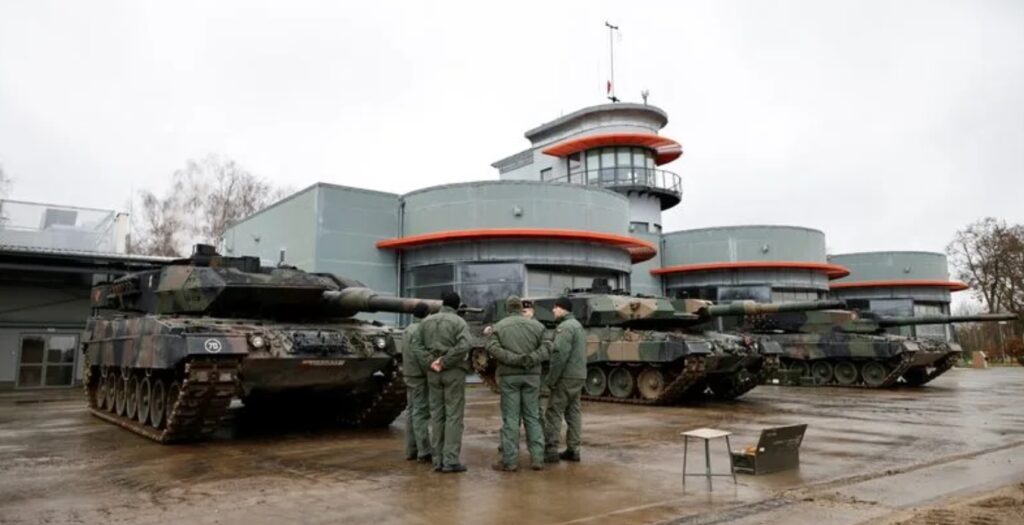curso de Leopard 2 na Polonia