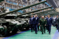 Shoigu da Rússia diz que a produção de tanques está em alta