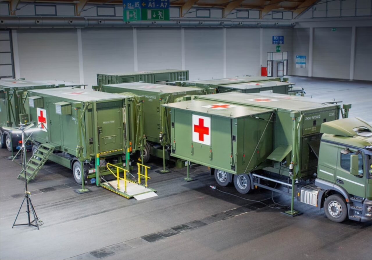 Rheinmetall envia hospital móvel de última geração à Ucrânia