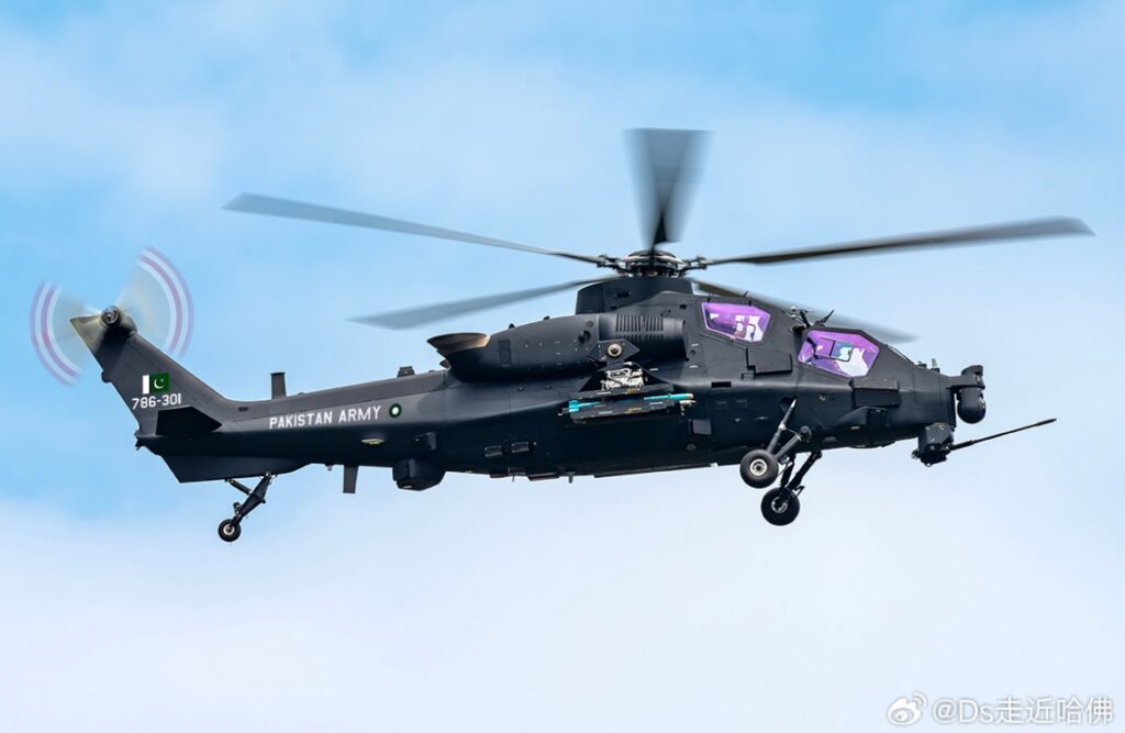 Best one image of a Pakistan Army Z-10ME so far o