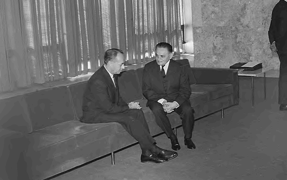 John Wills Tuthill, United States Ambassador to Brazil (1st) and Humberto de Alencar Castelo Branco