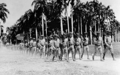 Os fuzileiros navais dos EUA chegaram ao Haiti em julho de 1915 e permaneceram por dezenove anos
