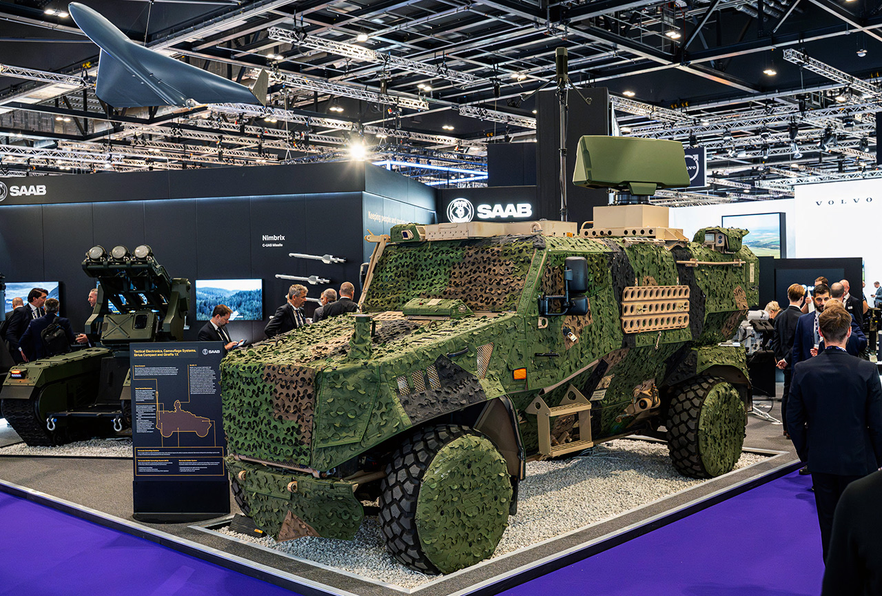 Participação da Saab na DSEI 2025